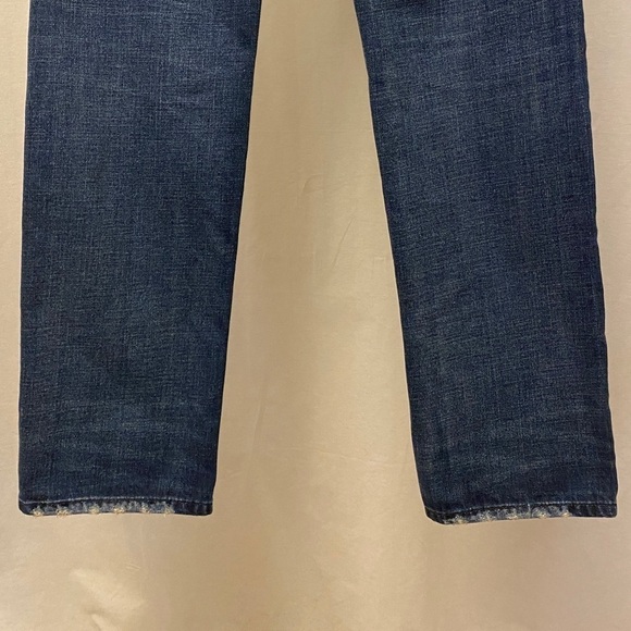 Joe’s Jeans 34x32.5 Classic Fit In Abrhem Blue Wash Mens Distressed 100% Cotton - Picture 6 of 11